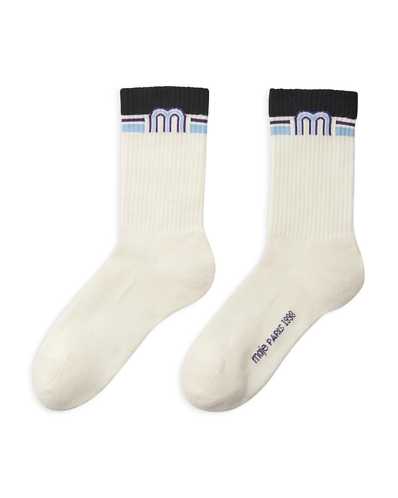 Maje Ribbed Crew Socks Cover