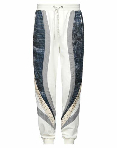 Roberto Cavalli Man Pants Cream Cotton, Polyamide, Elastane Cover