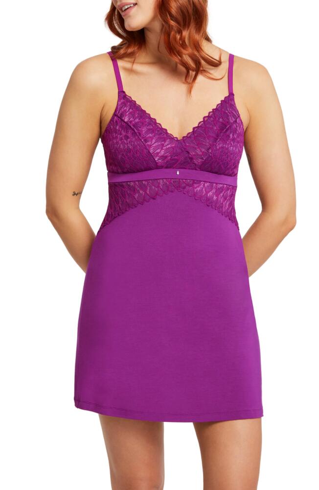 Montelle Intimates Modal Blend Short Chemise in Dark Orchid Cover