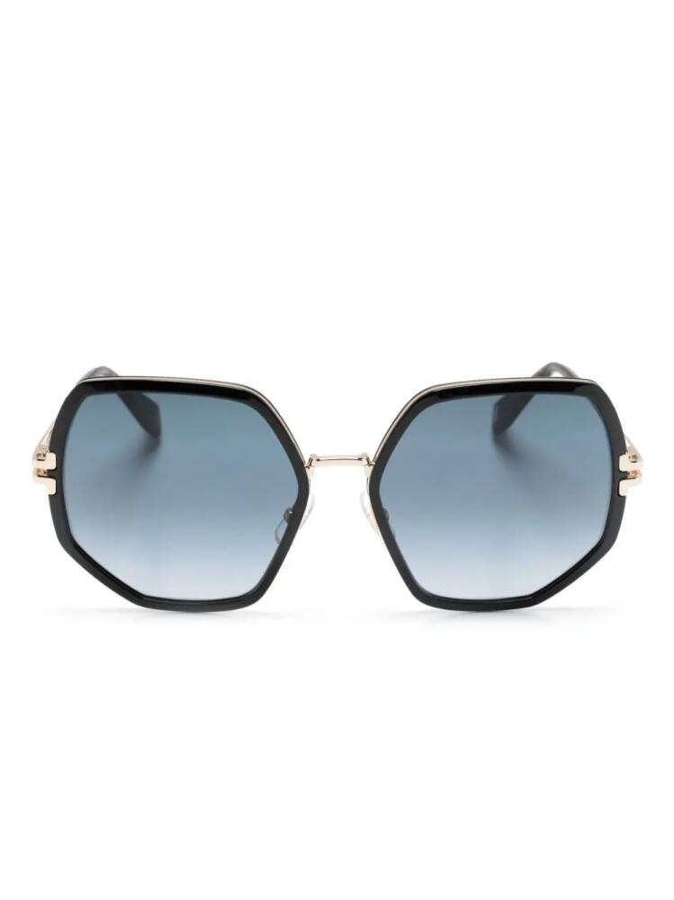 Marc Jacobs Eyewear geometric-frame gradient sunglasses - Black Cover