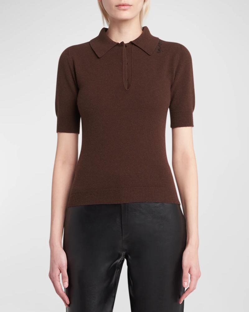 Marni Slim Polo Wool Cashmere Sweater Cover