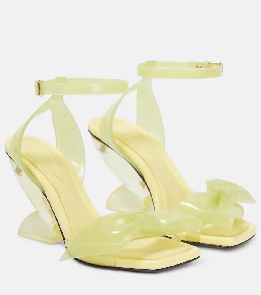 Zimmermann Jelly Bow 85 PVC wedge sandals Cover