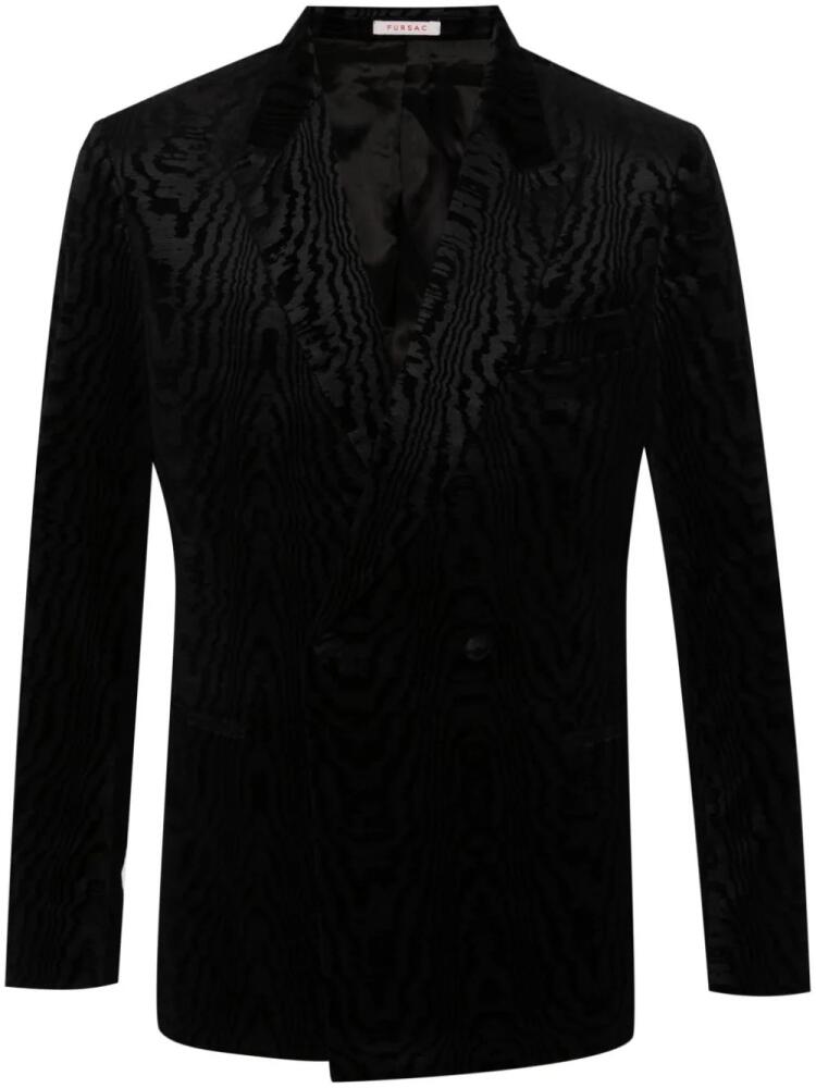 FURSAC velvet tuxedo jacket - Black Cover