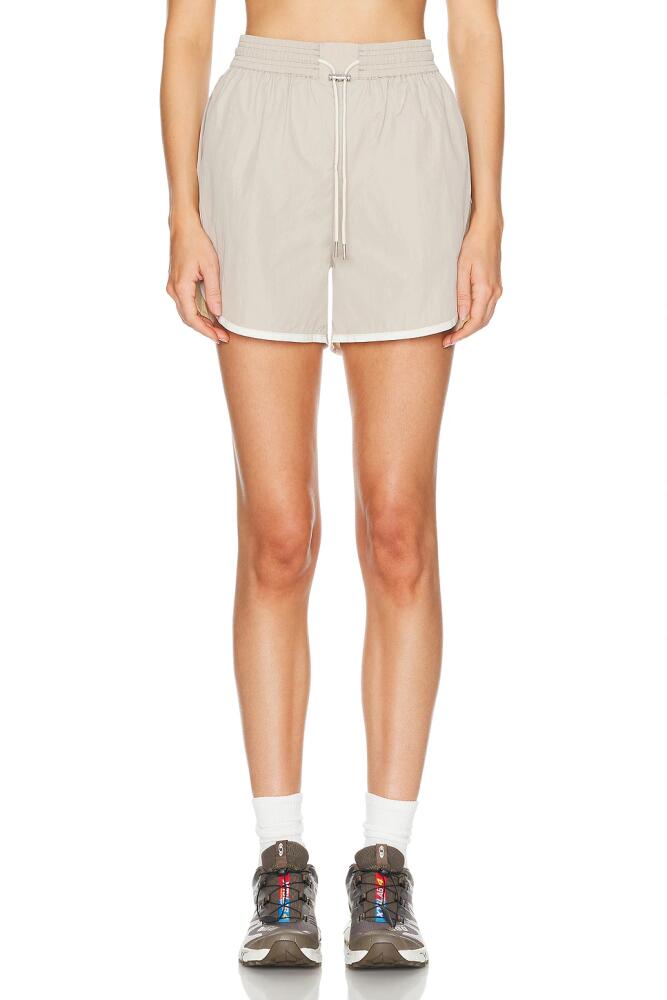 Varley Harmon High Rise Short in Taupe Cover