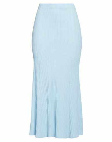 Roberto Collina Woman Midi skirt Sky blue Viscose, Polyester Cover