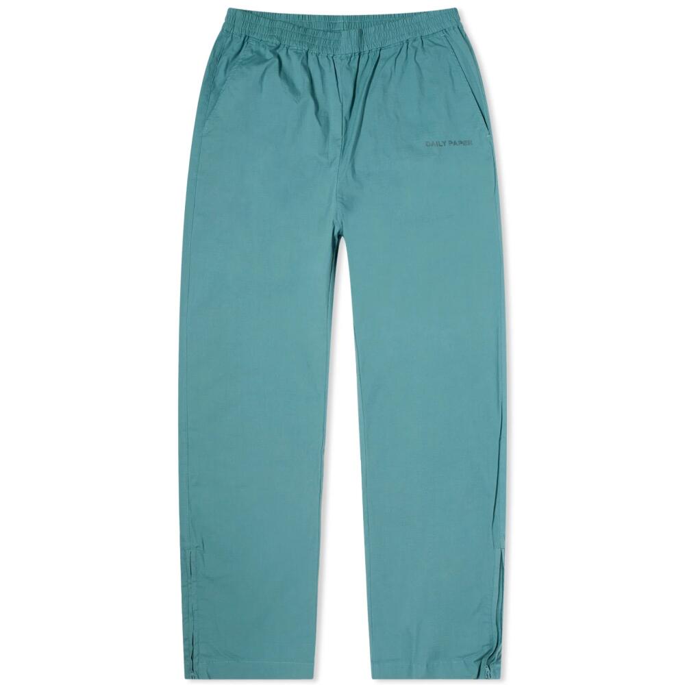 Daily Paper Men's Halif Track Pants in Silver Green Cover