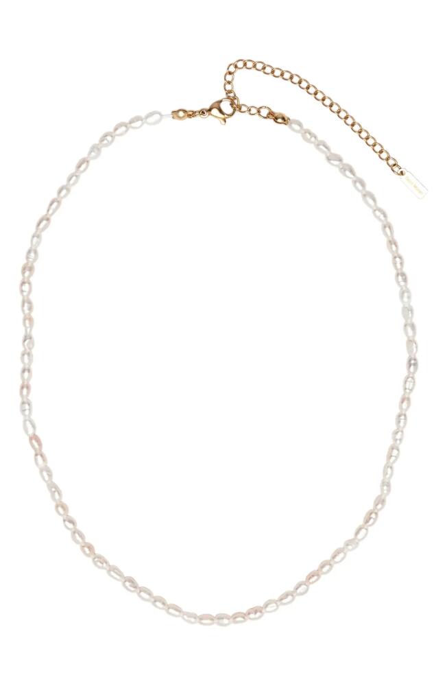 st. Moran Freshwater Pearl Necklace in White Cover