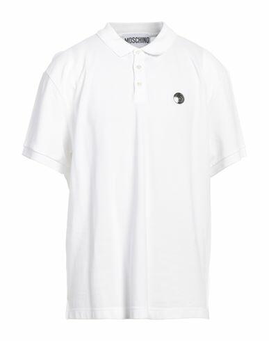 Moschino Man Polo shirt White Cotton Cover