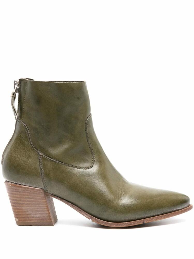 Moma Triumph leather boots - Green Cover