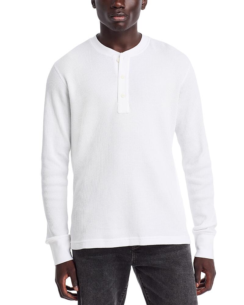 rag & bone Cotton Blend Waffle Knit Henley Cover