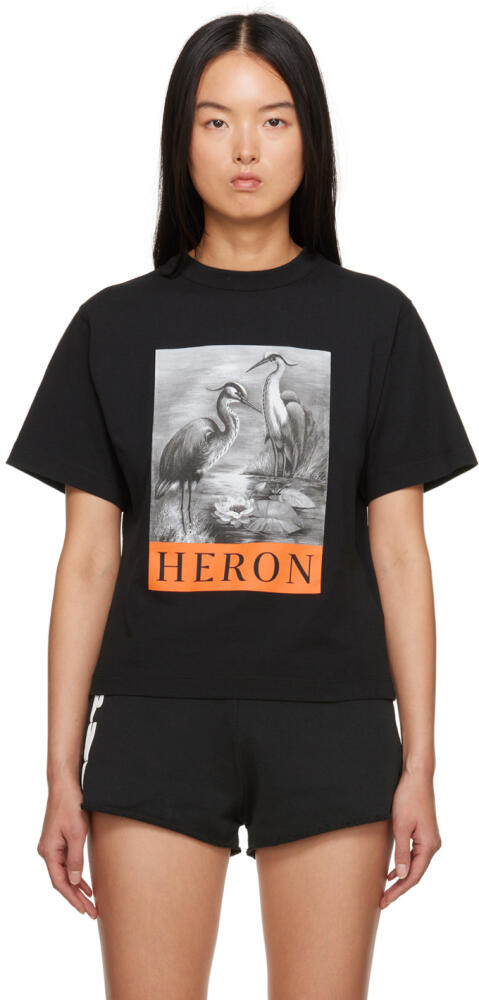 Heron Preston Black 'Heron' T-Shirt Cover