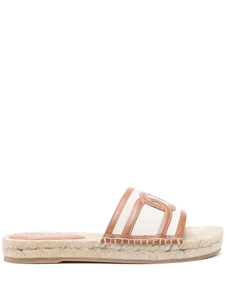 Tod's chain-link detail espadrilles - Neutrals Cover