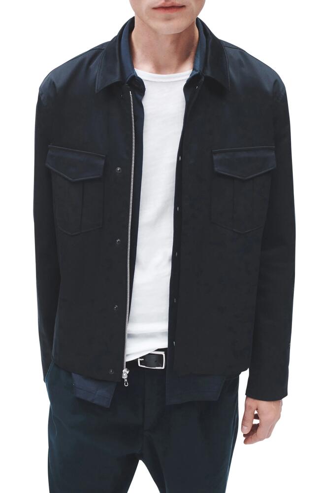 rag & bone Archive Zip-Up Garage Jacket in Black Cover