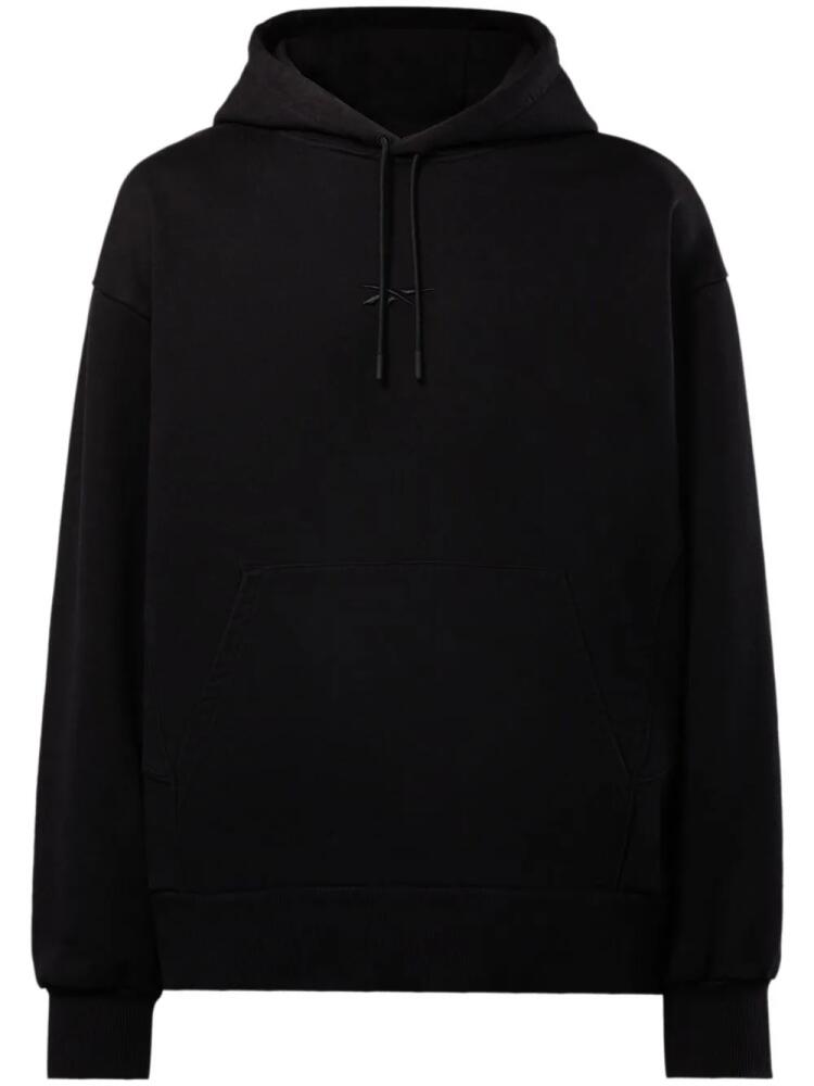 Reebok LTD piped-trim cotton hoodie - Black Cover