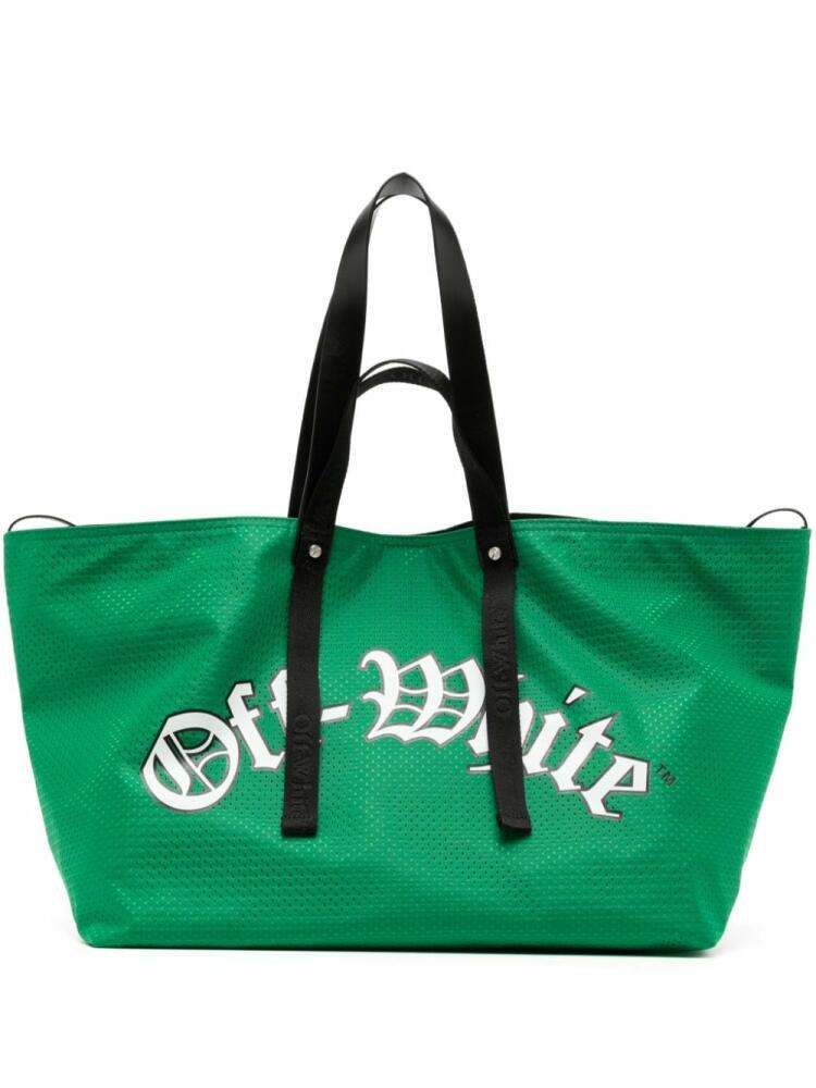 Off-White Day Off mesh tote bag - Green Cover