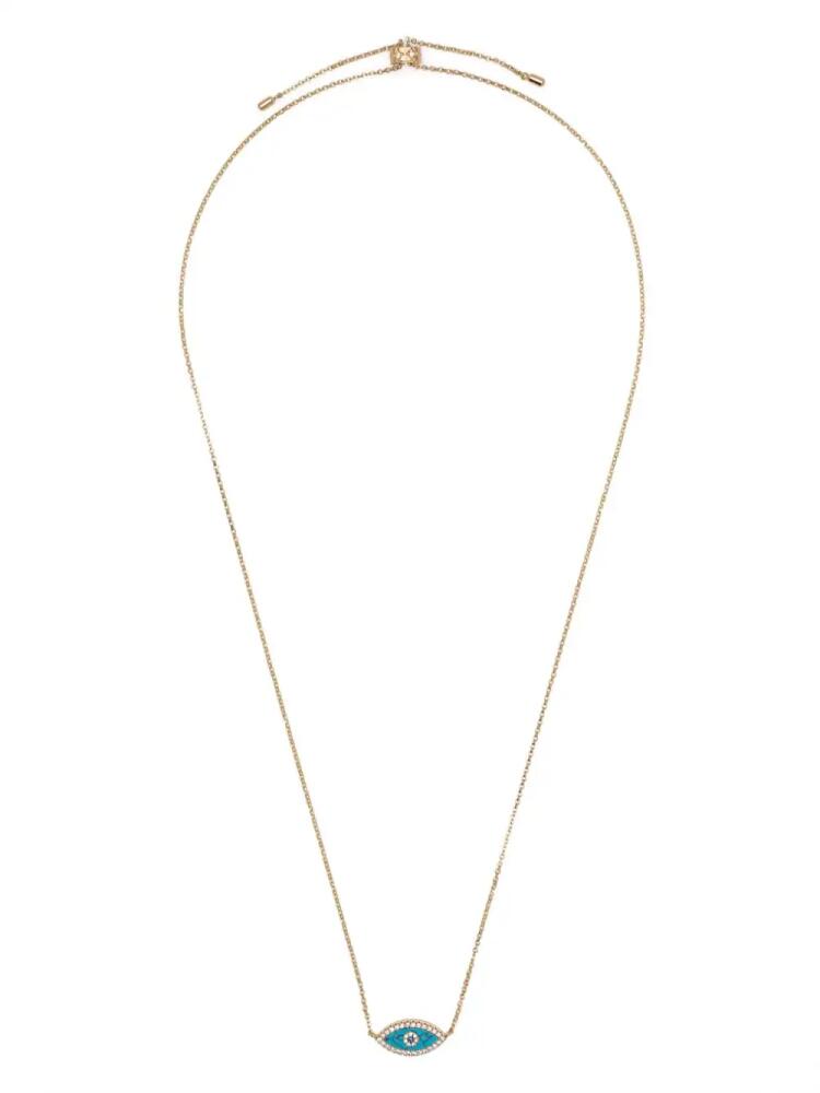 APM Monaco Lucky Eye adjustable necklace - Gold Cover