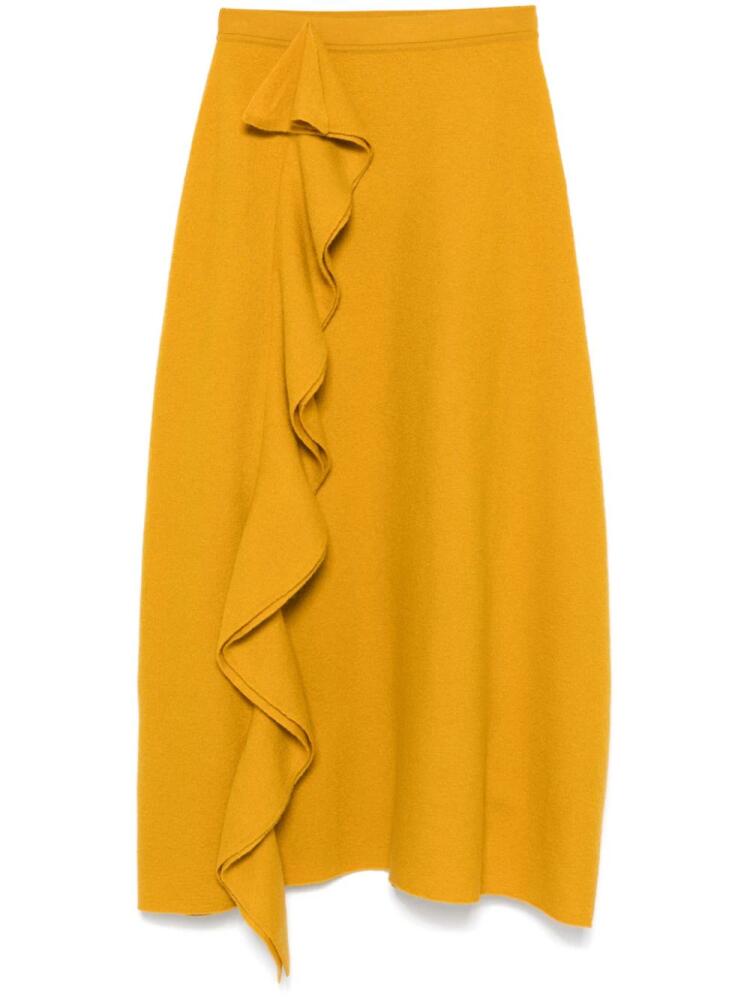 Ulla Johnson Miyera midi skirt - Yellow Cover