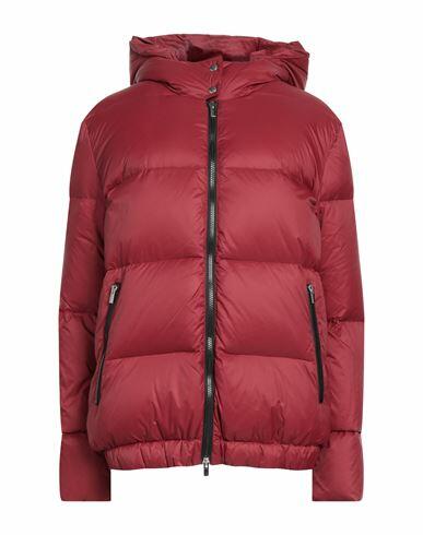 Eleventy Woman Puffer Brick red Polyester Cover