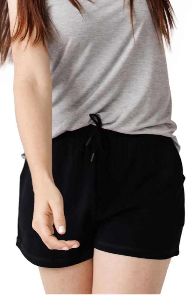 Cozy Earth Pajama Shorts in Black Cover