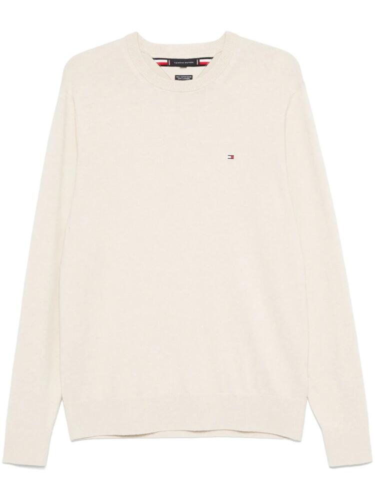 Tommy Hilfiger crew-neck sweater - Neutrals Cover