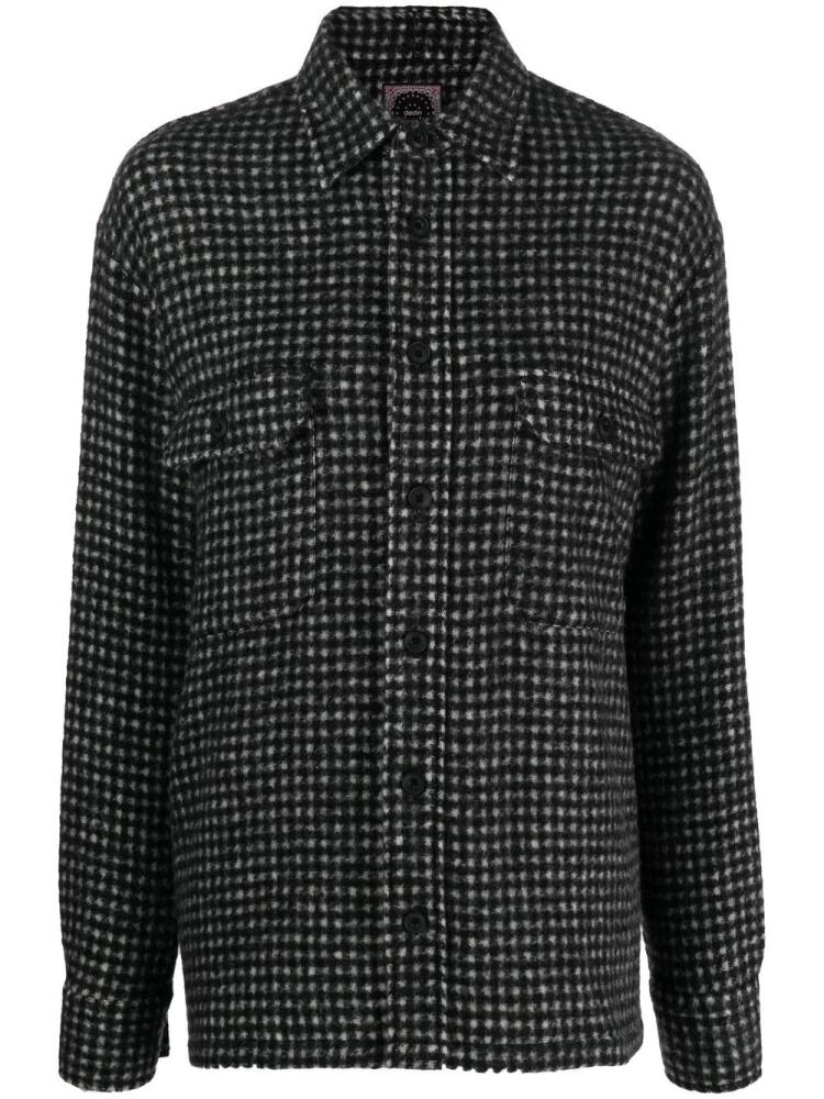 Destin button-up knitted shirt - Black Cover