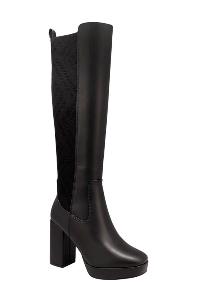 MIA Elisenda Knee High Platform Boot in Black Cover