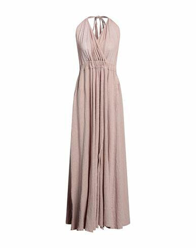 Majestic Filatures Woman Maxi dress Blush Linen, Elastane Cover