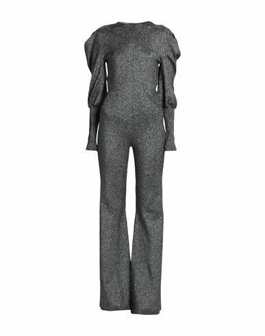 Alberta Ferretti Woman Jumpsuit Steel grey Viscose, Polyamide, Polyester, Elastane Cover