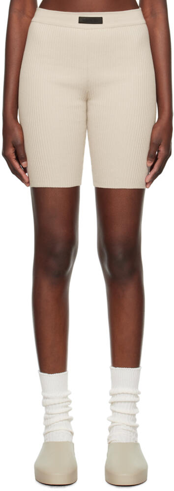 Fear of God ESSENTIALS Taupe Patch Shorts Cover