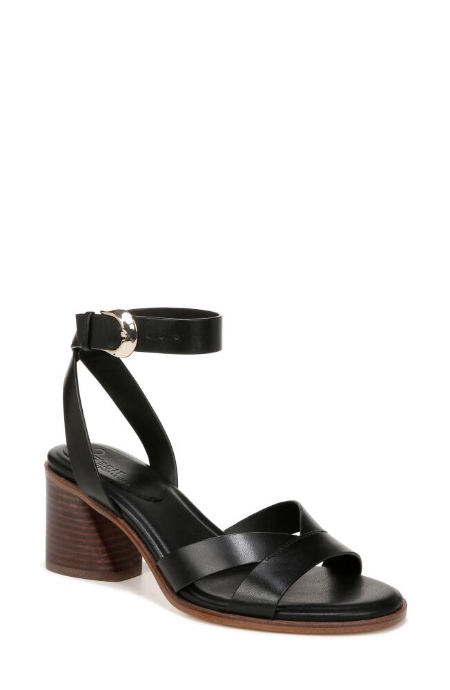 27 EDIT Naturalizer Yumi Ankle Strap Sandal in Black Chocolate Leather Cover