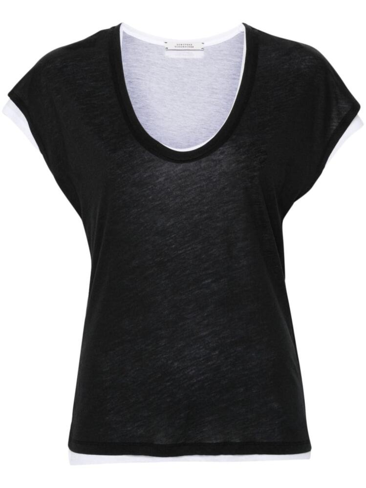 Dorothee Schumacher Layer Love lyocell-blend T-shirt - Black Cover