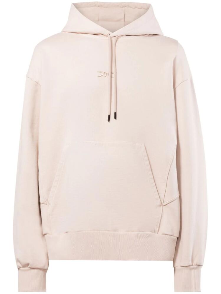 Reebok LTD piped-trim cotton hoodie - Neutrals Cover