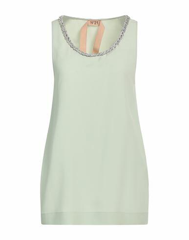 N°21 Woman Top Light green Acetate, Silk Cover