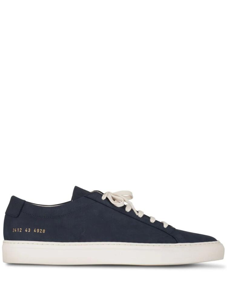 Common Projects leather lace-up sneakers - Blue Cover