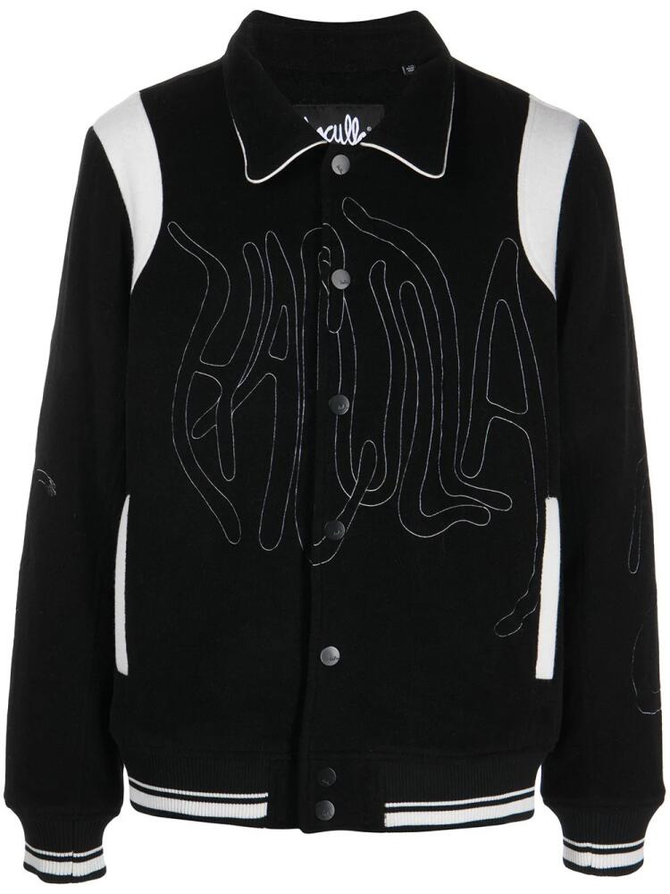 Haculla embroidered-logo shirt jacket - Black Cover