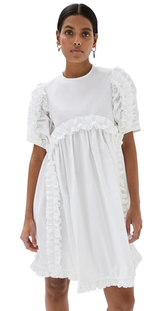 Cecilie Bahnsen Ginny Dress Cotton White White Cover