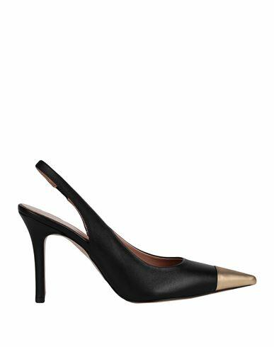 Ovye' By Cristina Lucchi Woman Pumps Black Calfskin Cover