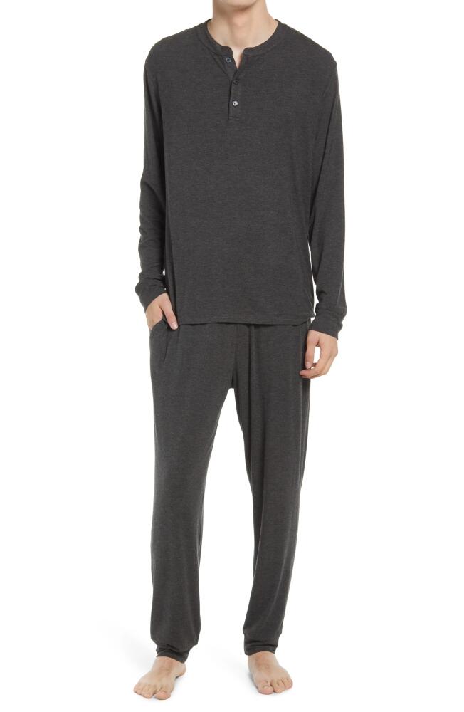 Eberjey Henry Jersey Pajamas in Charcoal Heather Cover