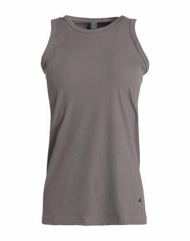 Adidas By Stella Mccartney Asmc Rib Tank Woman Tank top Dove grey Recycled polyester Cover