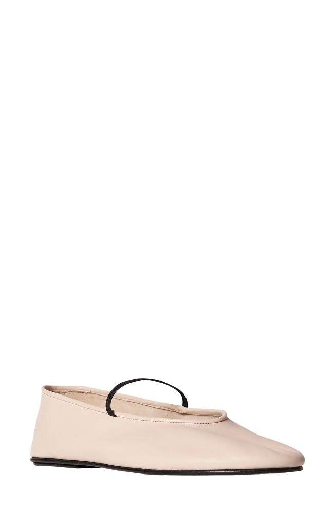 The Row Ballet Flat in Milk Cover