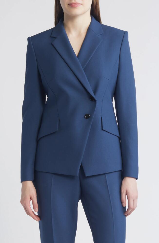 BOSS Jatawa Asymmetric Blazer in Insignia Blue Cover