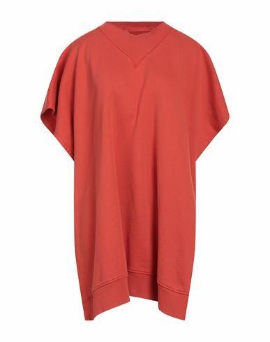 Mm6 Maison Margiela Woman Sweatshirt Orange Cotton, Elastane Cover