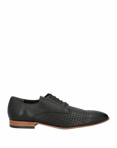 Loriblu Man Lace-up shoes Black Leather Cover