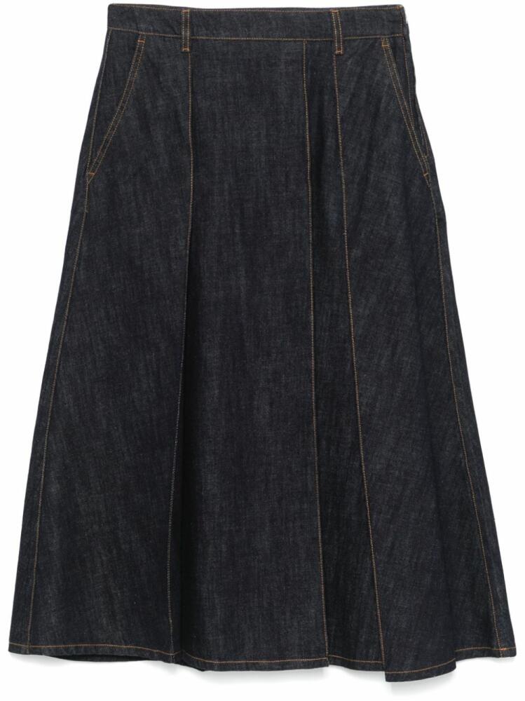 Tela Faba midi skirt - Blue Cover