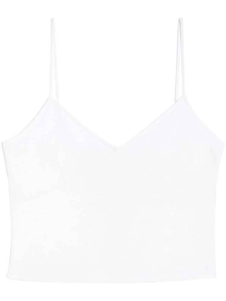 AMI Paris V-neck camisole top - White Cover