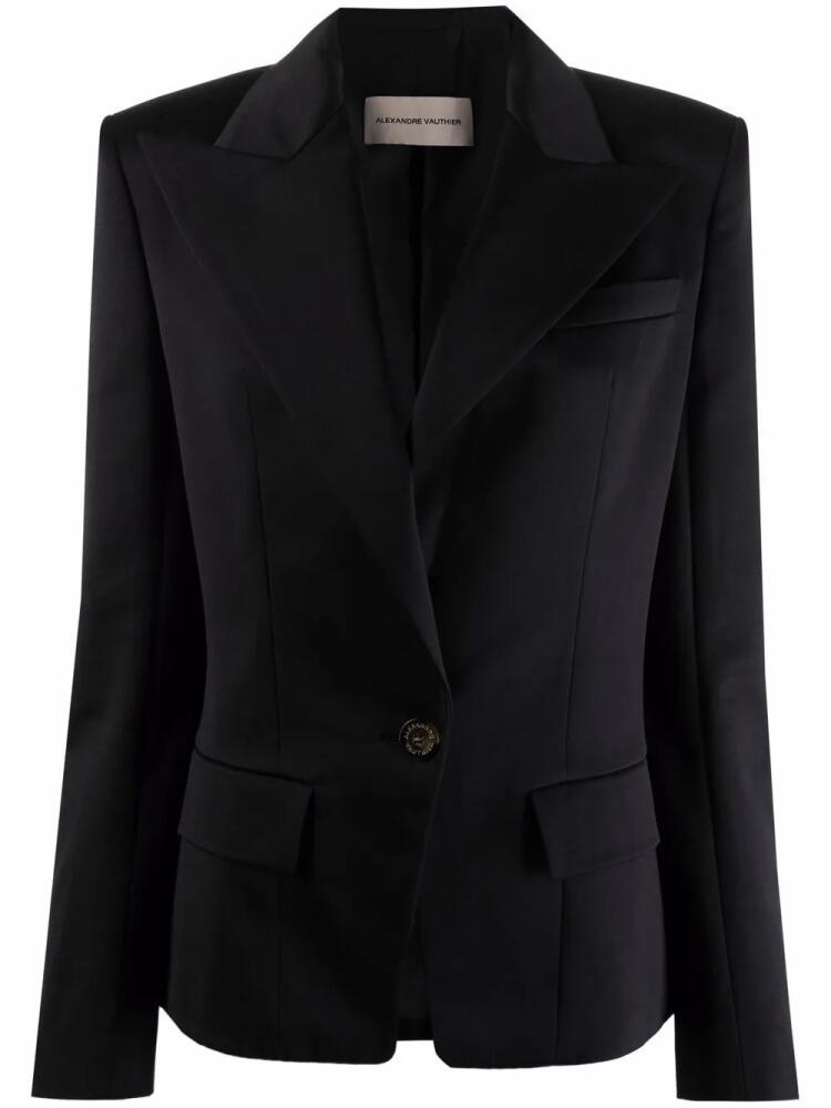 Alexandre Vauthier peak-lapels single-breasted blazer - Black Cover