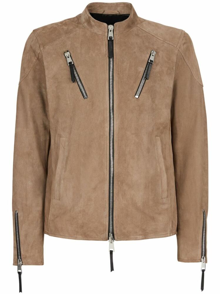 Giuseppe Zanotti Kian suede jacket - Brown Cover