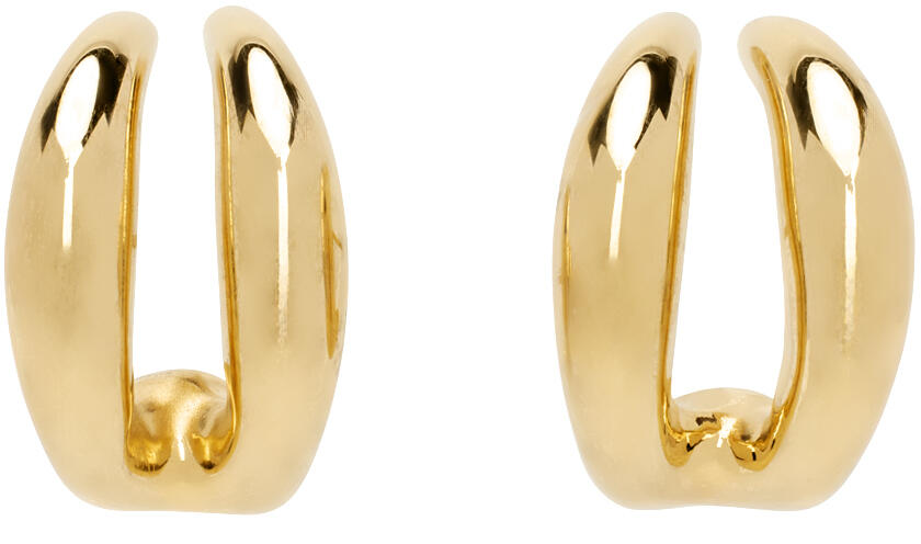 Panconesi Gold Double Moon Hoop Earrings Cover