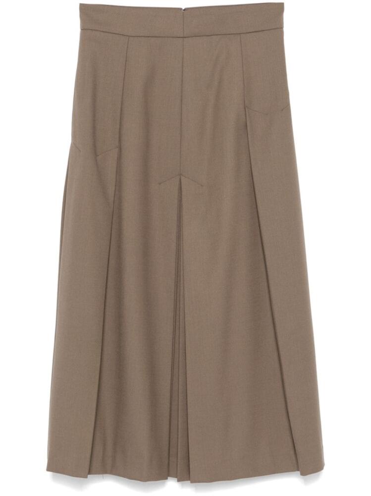 Tela Spina midi skirt - Brown Cover