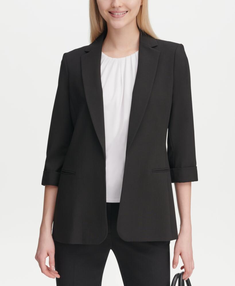 Calvin Klein Open-Front Blazer - Black Cover